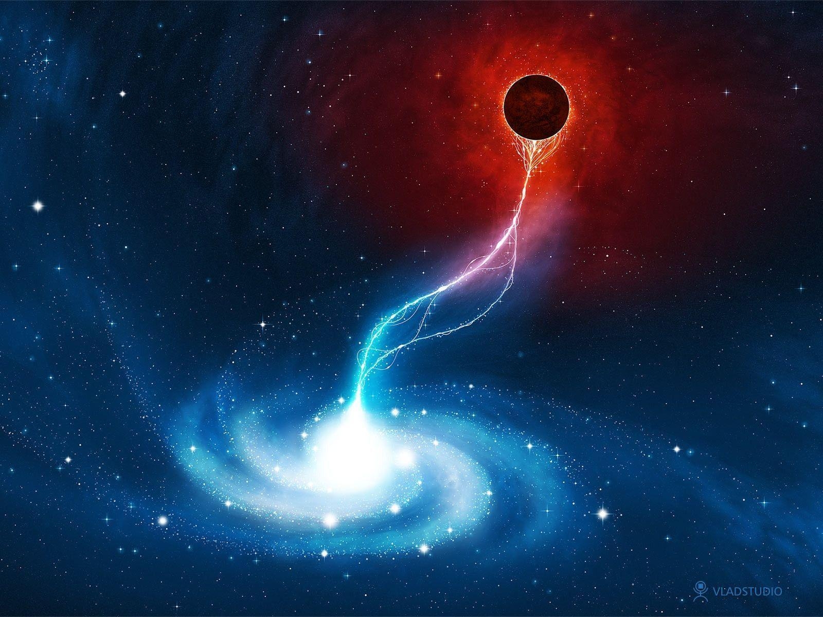 1600x1200 Blue Black Hole Wallpaper Free Blue Black Hole Background, Desktop