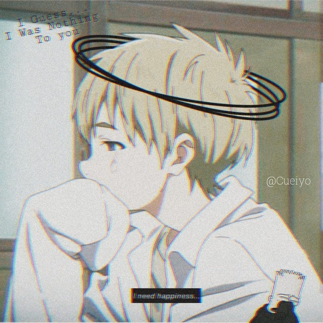 1080x1080 Cute Anime Guy PFP, Phone