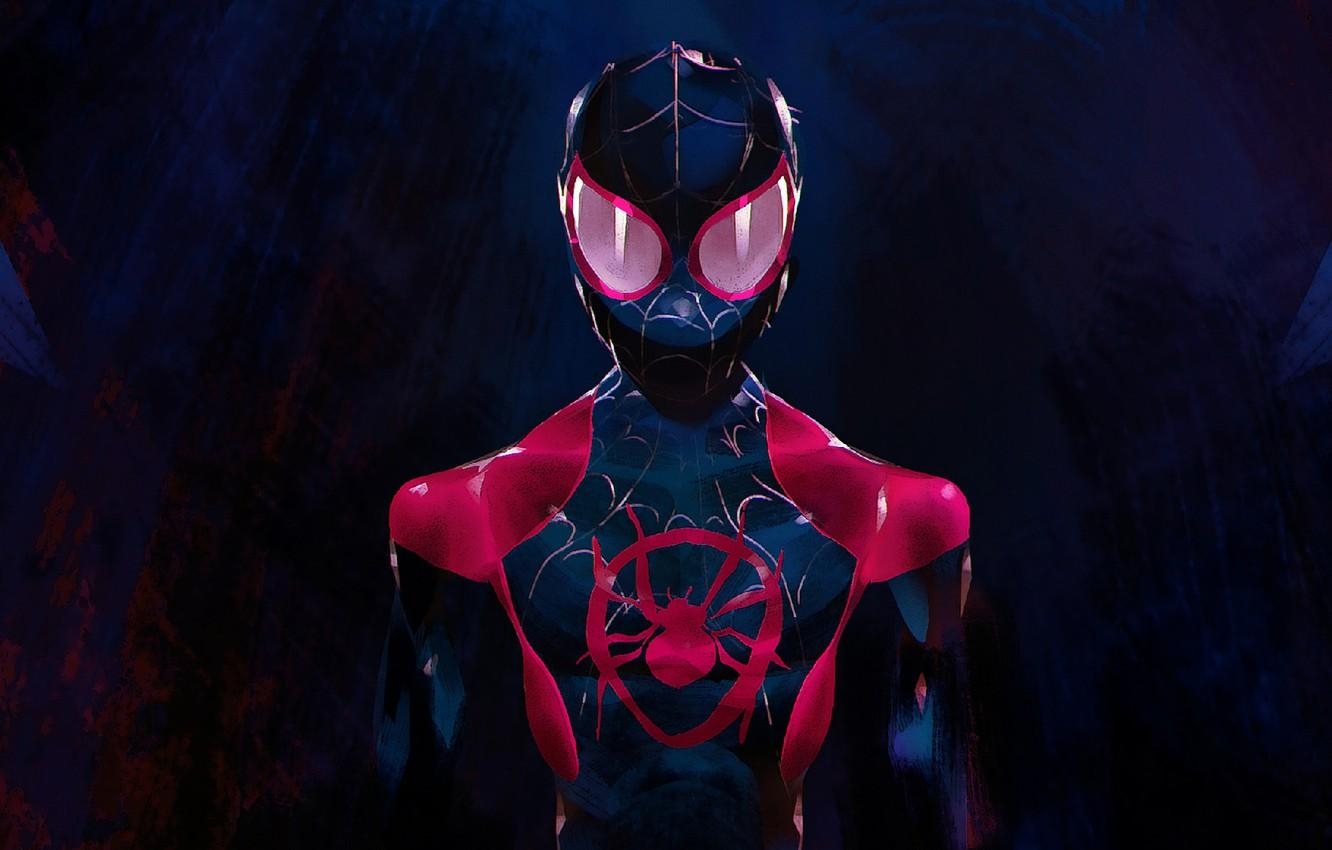 1340x850 Wallpaper Art, Marvel, Spider Man, Miles Morales, Ultimate Spider Man, Miles Morales, Spider Man:Into The Spider Verse Image For Desktop, Section фильмы, Desktop