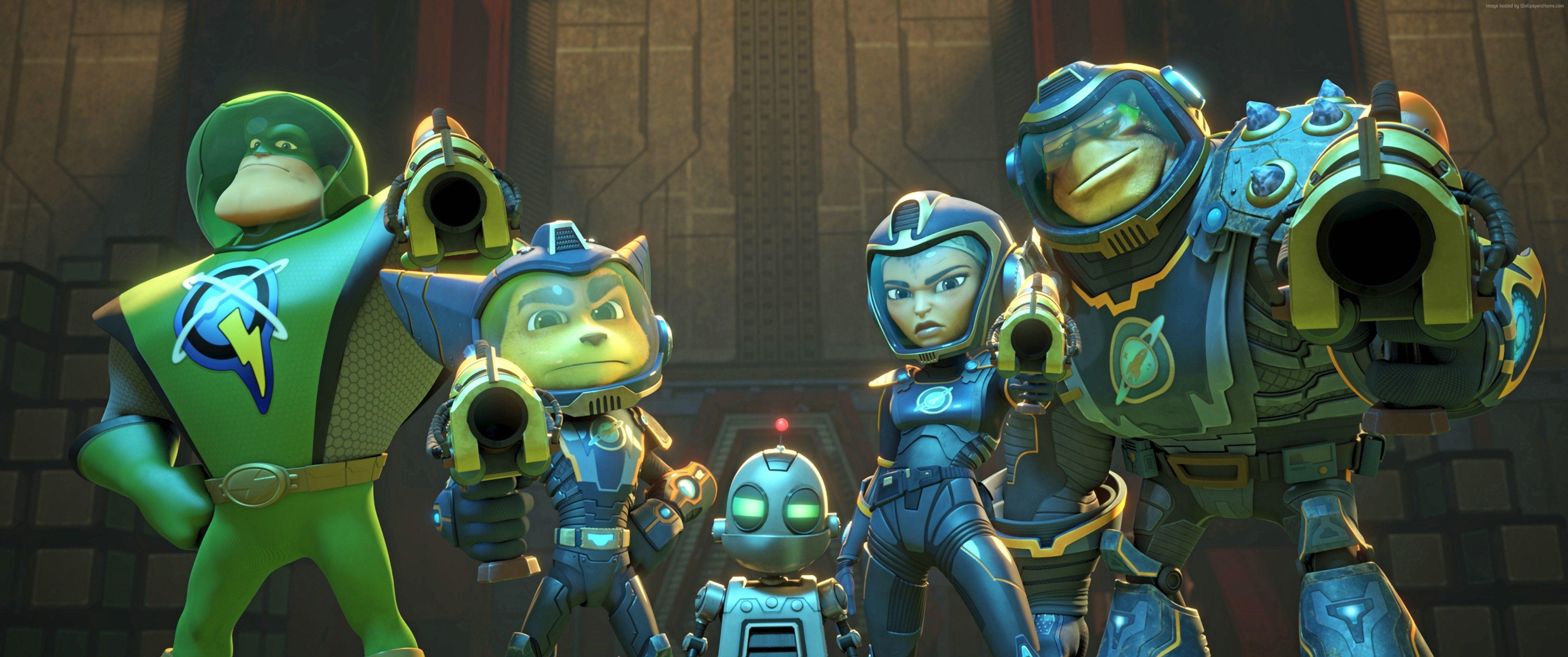 4590x1920 Wallpaper Ratchet & Clank, best animation movies of Movies, Dual Screen