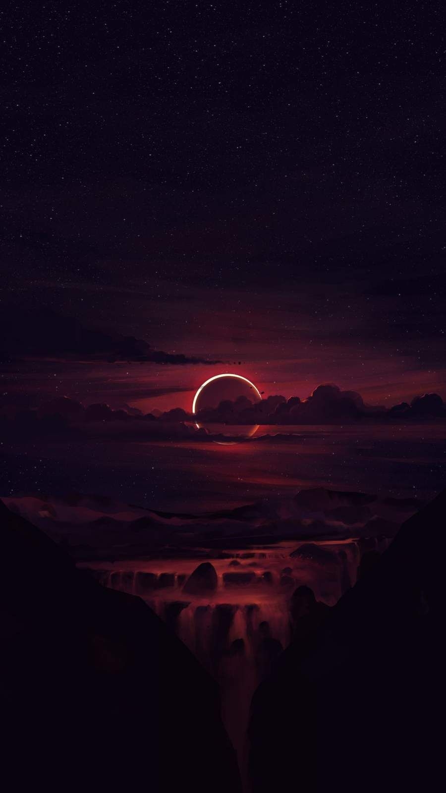 900x1600 Devils Moon iPhone Wallpaper. Sunset wallpaper, iPhone background, Phone