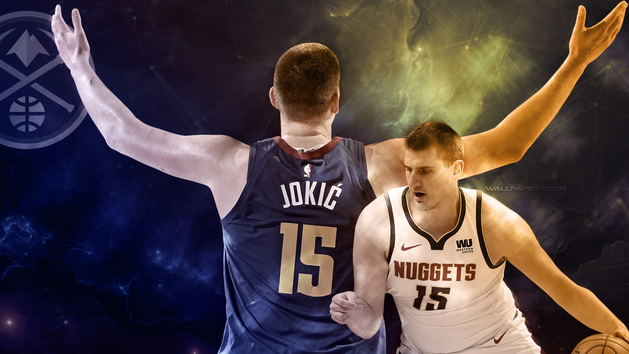 2560x1440 Basketball Denver Nuggets NBA Nike Serbian HD Nikola Jokic Wallpaper, Desktop