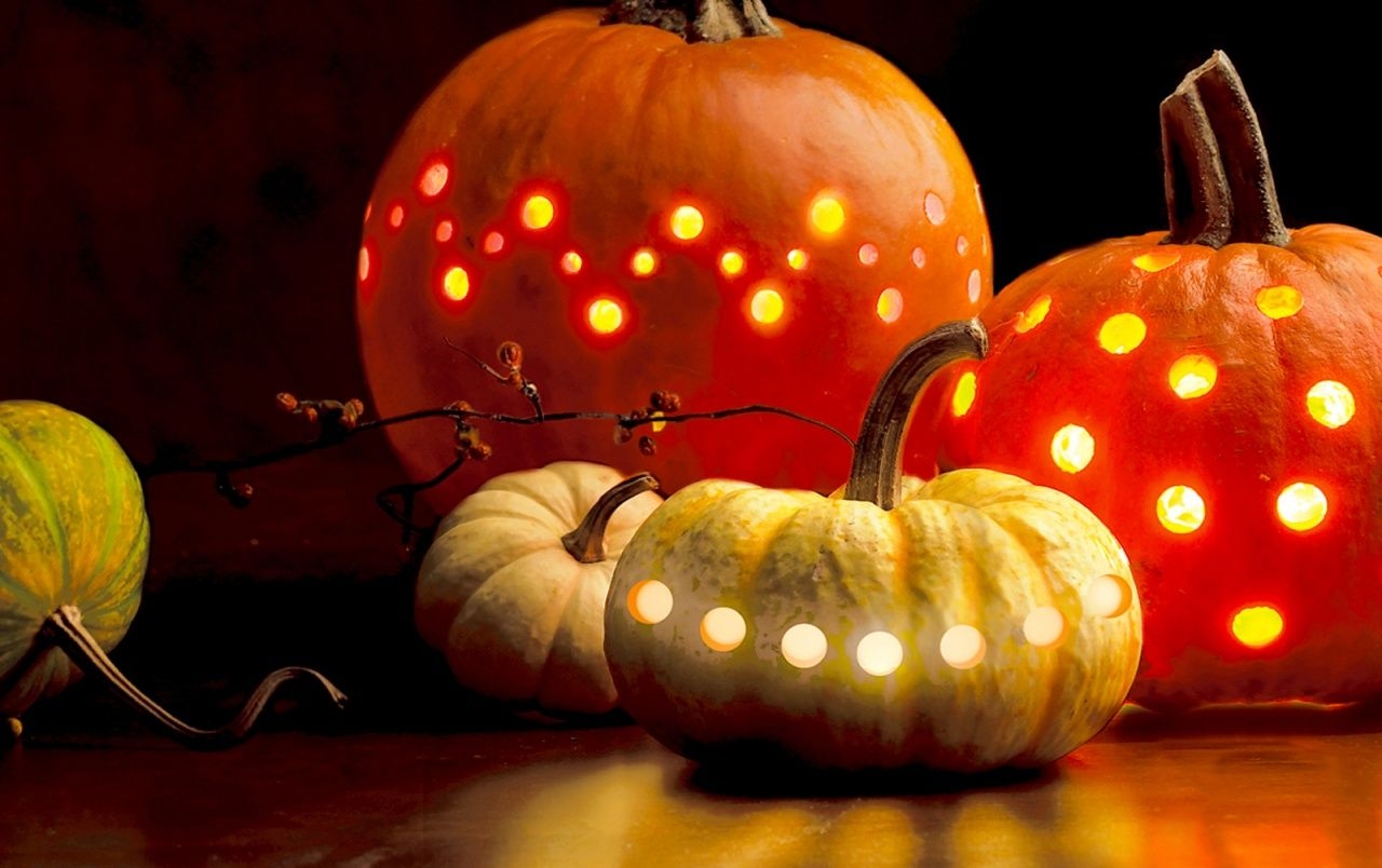 1280x810 Holes in pumpkins wallpaper. Holes in pumpkins, Desktop