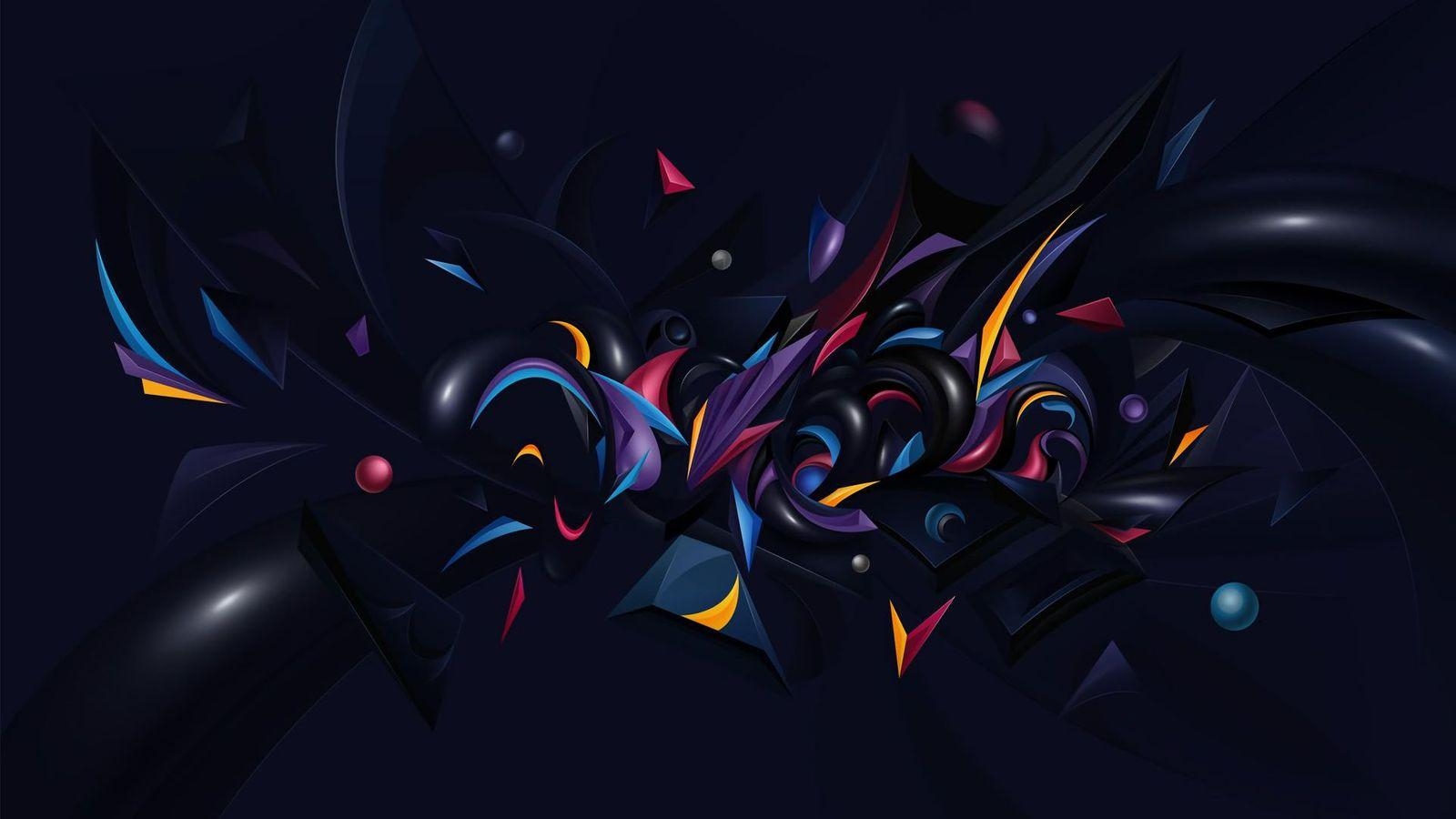 1600x900 Abstract 3D Art Wallpaper, Desktop