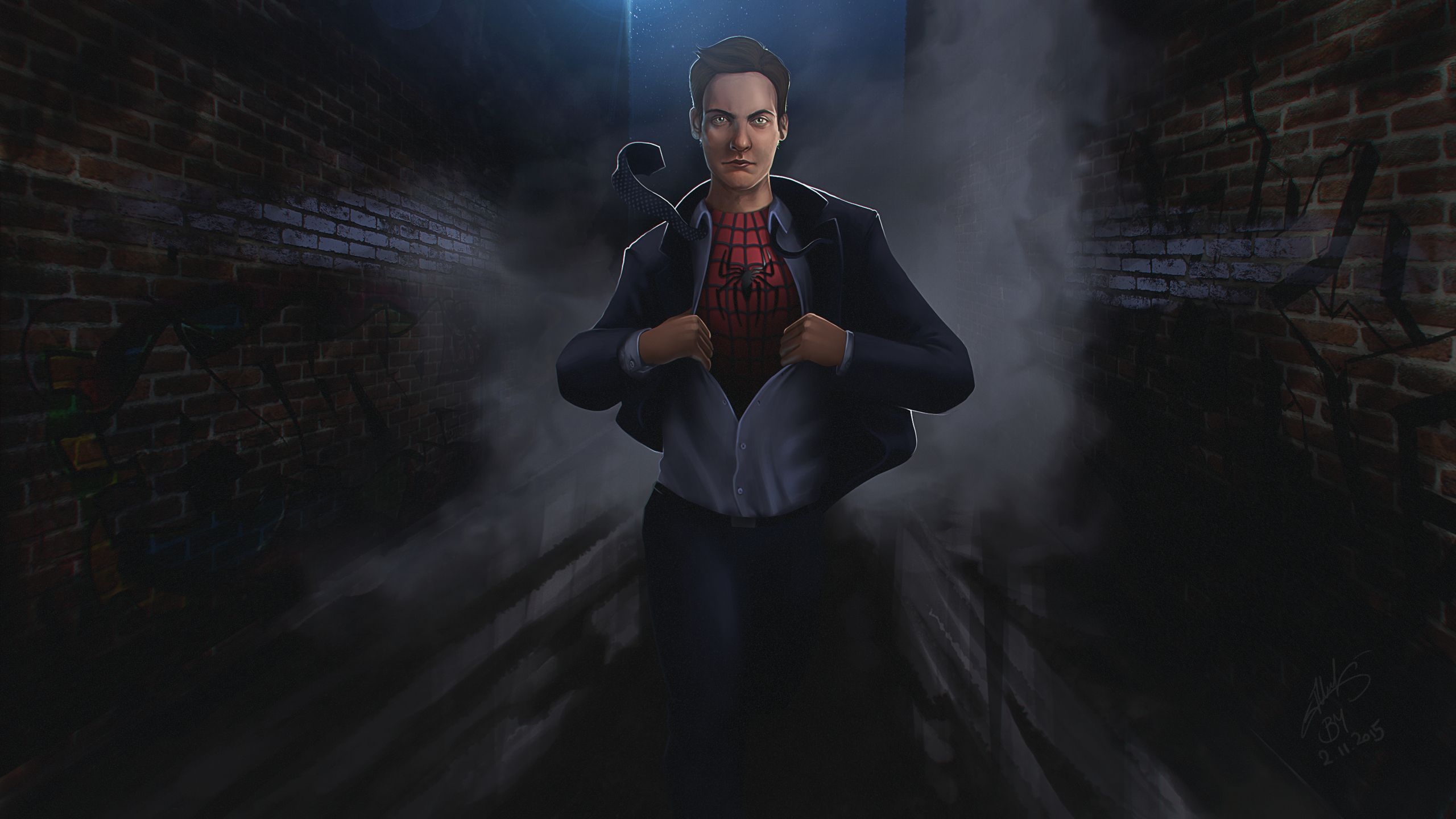 2560x1440 Spiderman Tobey Maguire 1440P Resolution HD 4k Wallpaper, Image, Background, Photo and Picture, Desktop