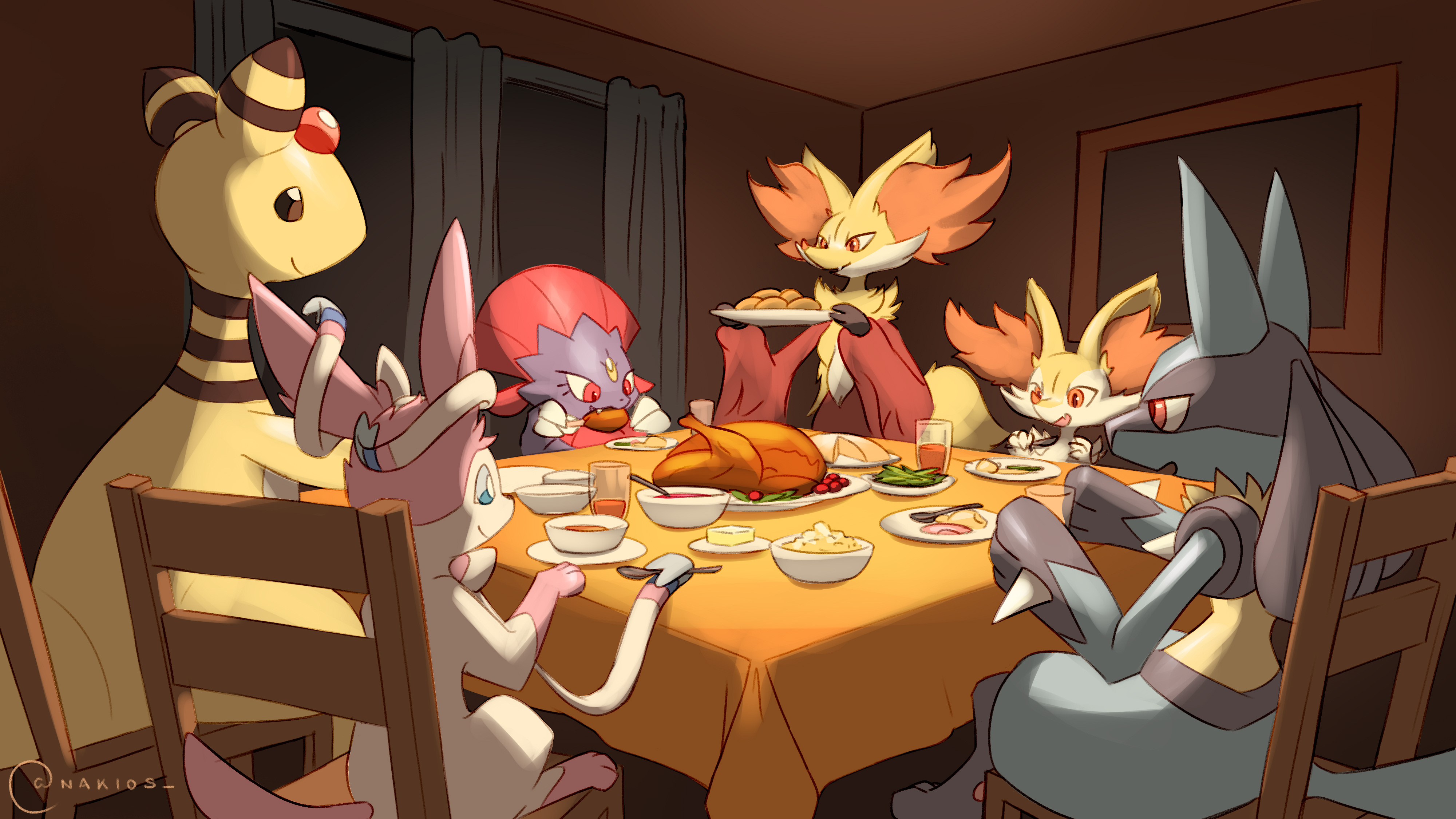 4000x2250 A Pokémon Thanksgiving. Pokémon, Desktop