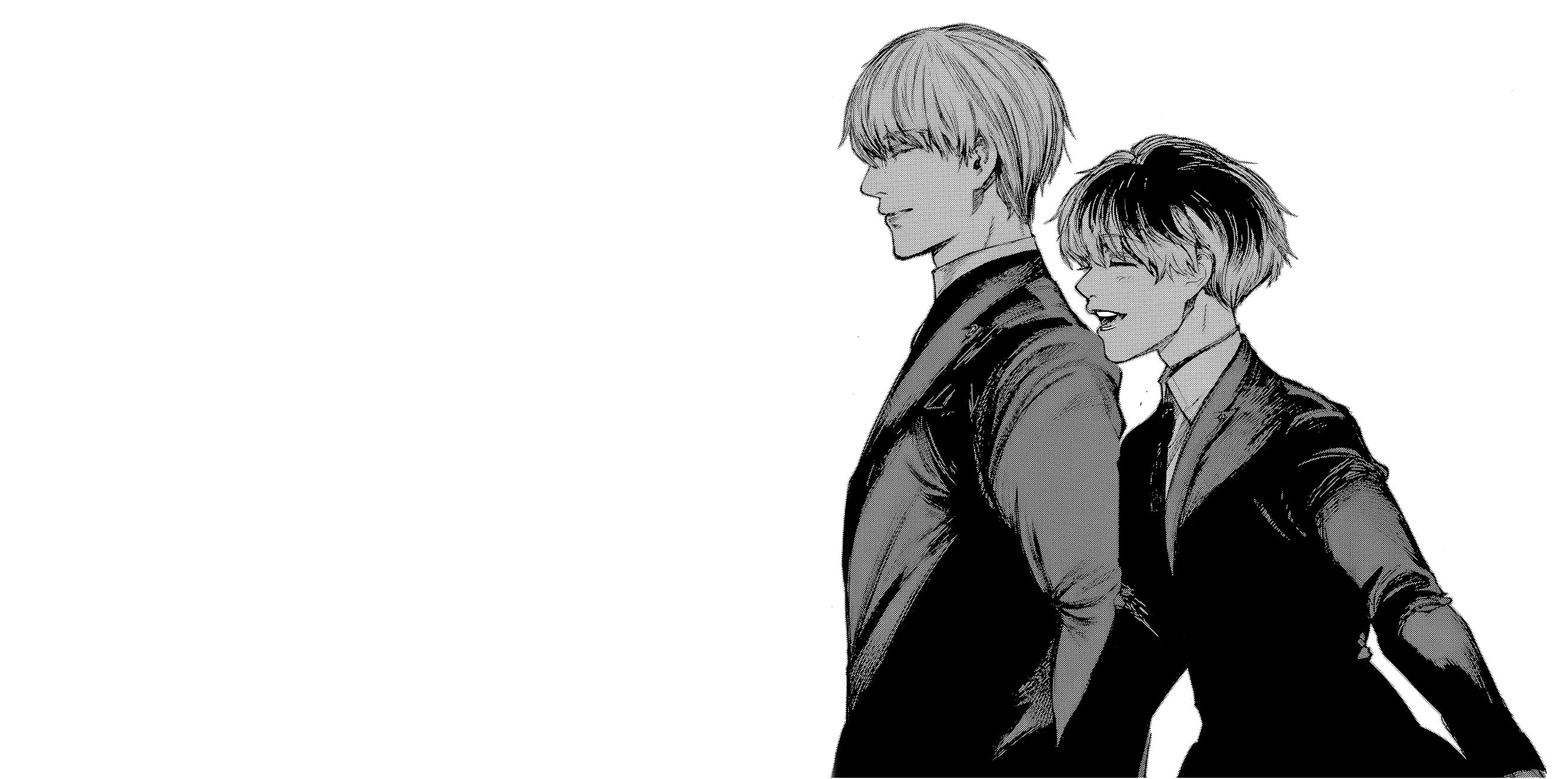 2660x1320 My Tokyo Ghoul :re panels Wallpaper, Dual Screen