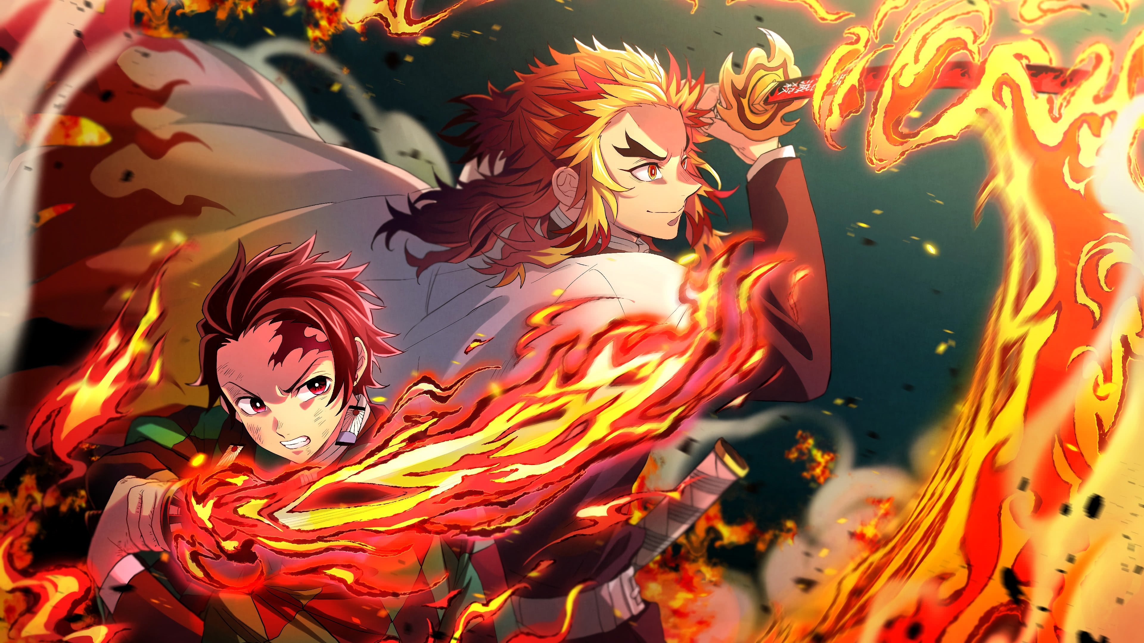 3840x2160 Demon Slayer: Kimetsu No Yaiba 4K, Tanjiro Kamado, Hinokami Kagura, Rui (Demon Slayer), Nezuko Kamado Gallery HD Wallpaper, Desktop