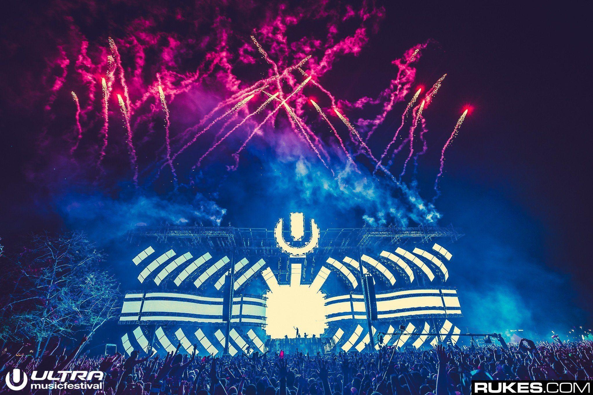 2050x1370 crowds ultra music festival rukes_com stages lights photography, Desktop