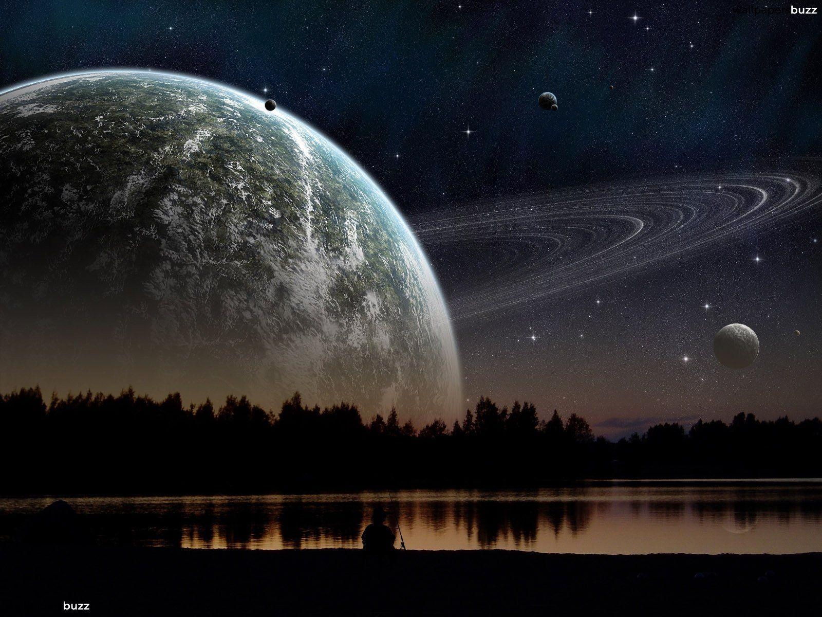 1600x1200 Majestic Saturn HD Wallpaper, Desktop