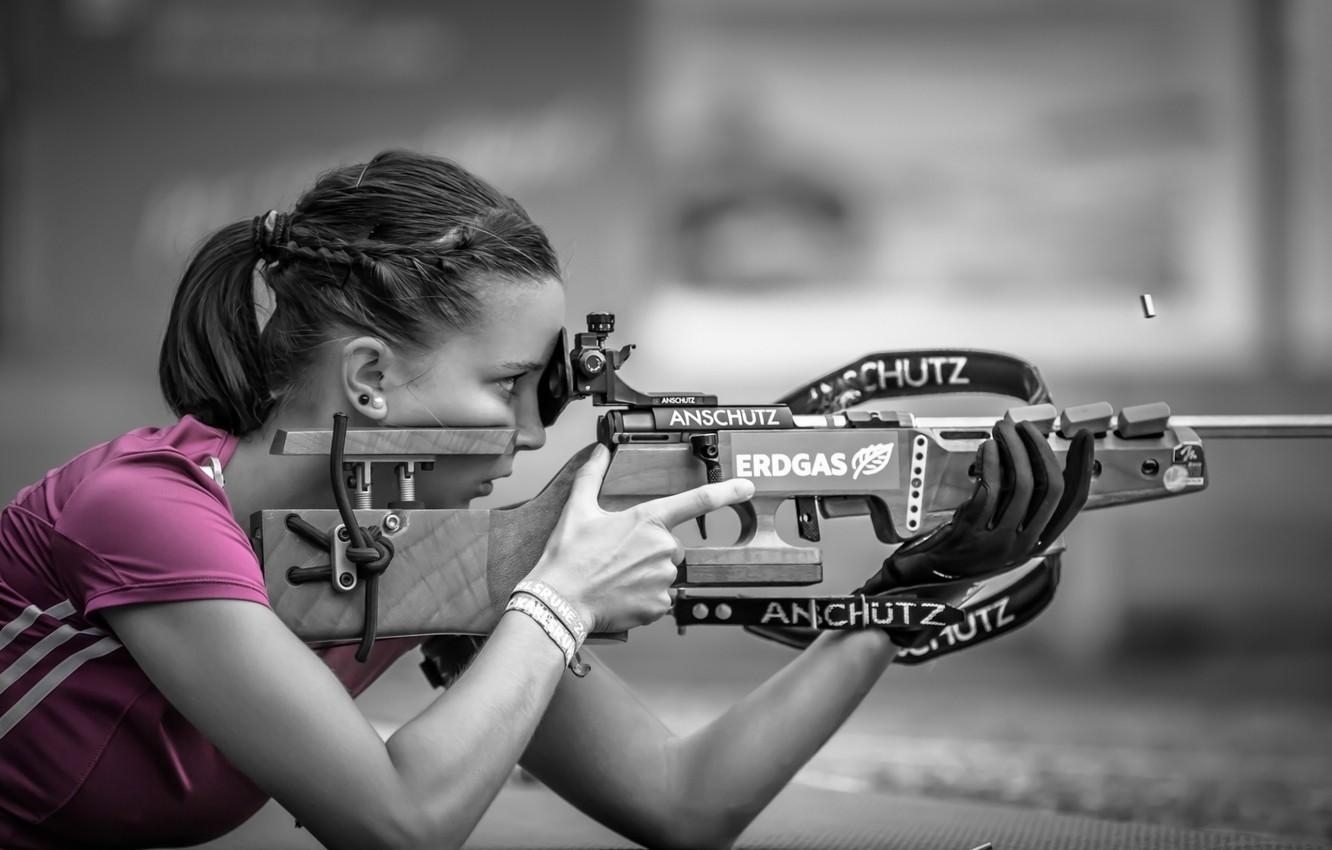 1340x850 Wallpaper sport, girl, nice, ANSCHUTZ, Biathlon image for desktop, Desktop