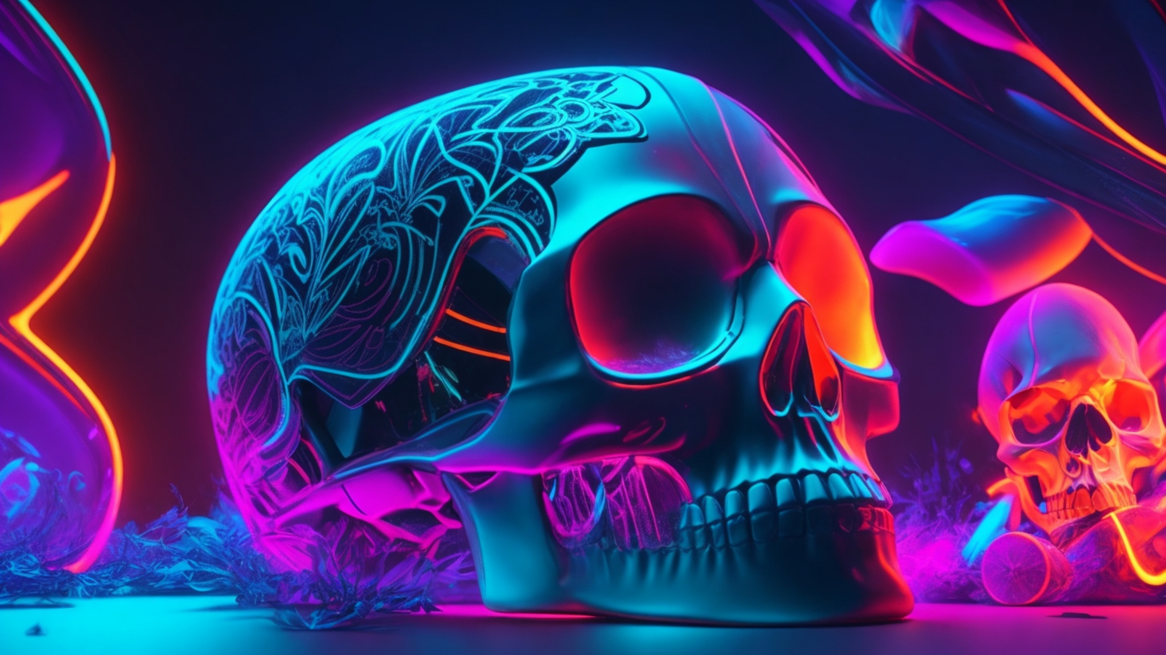 2310x1300 Skull HD Wallpaper and Background, Desktop