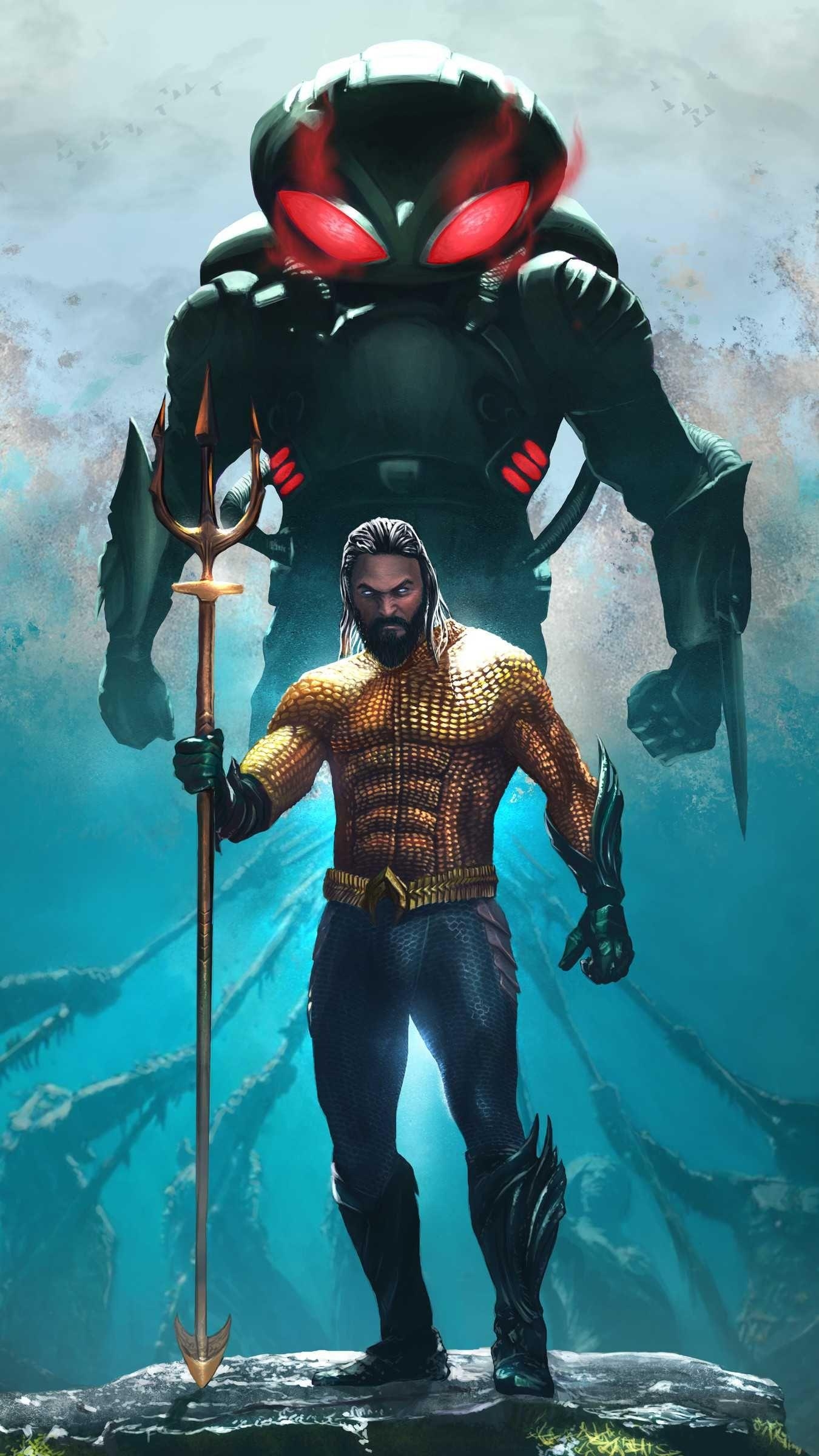 1350x2400 Aquaman And Black Manta iPhone Wallpaper HD Aquaman, Phone