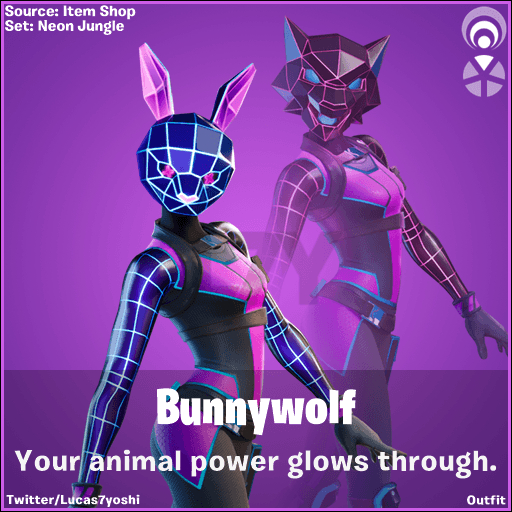 520x520 Bunnywolf Fortnite wallpaper, Phone