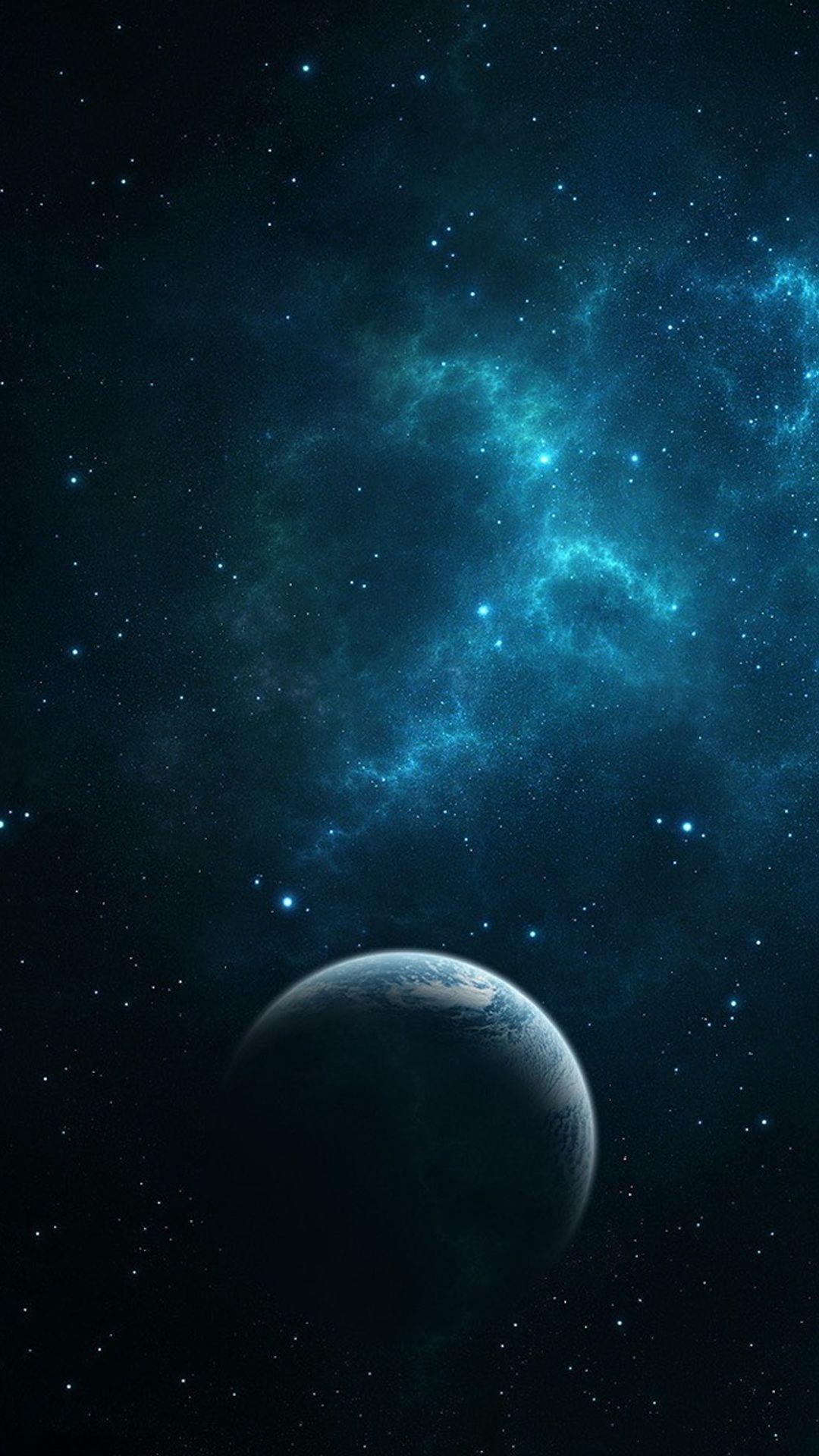 1080x1920 Blue Space Phone Wallpaper Free Blue Space Phone Background, Phone