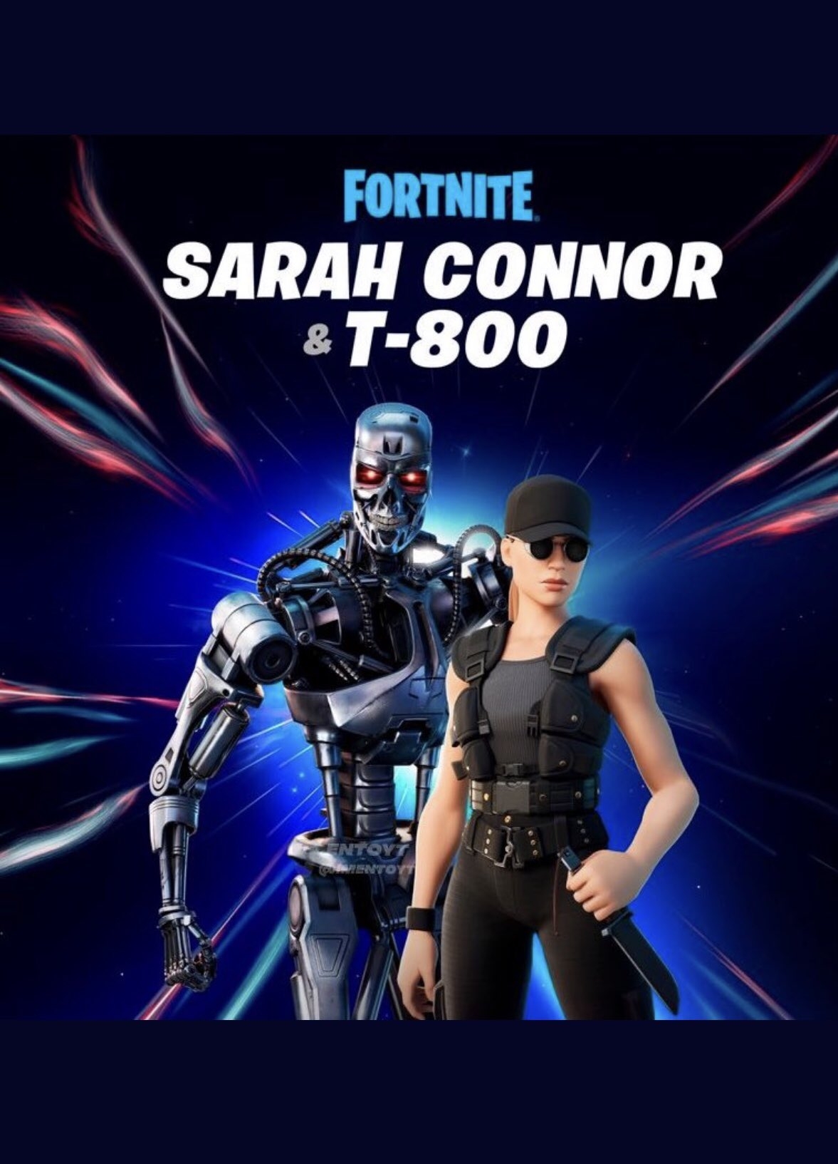 1180x1640 Sarah Connor Fortnite wallpaper, Phone