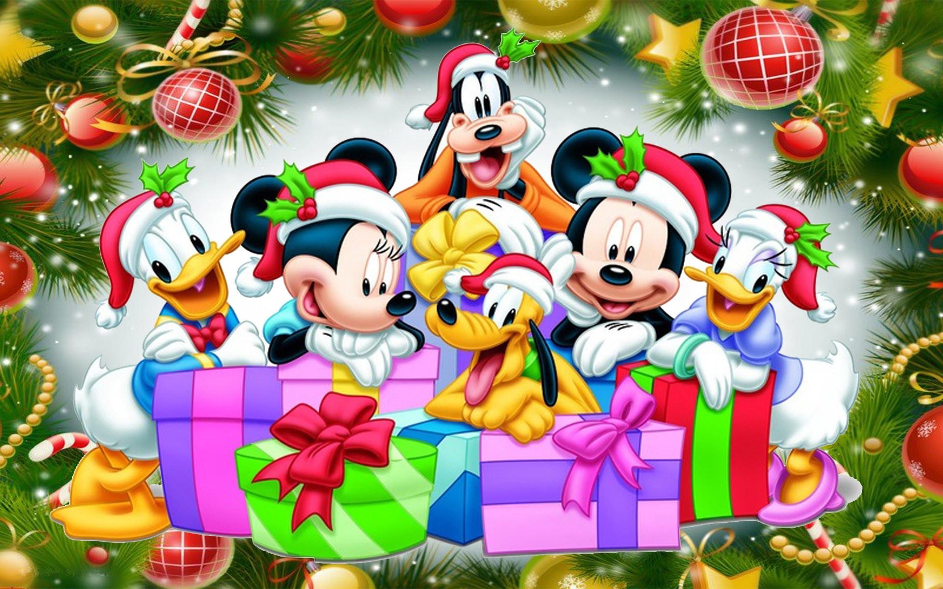 1920x1200 Mickey Christmas Wallpaper, Desktop