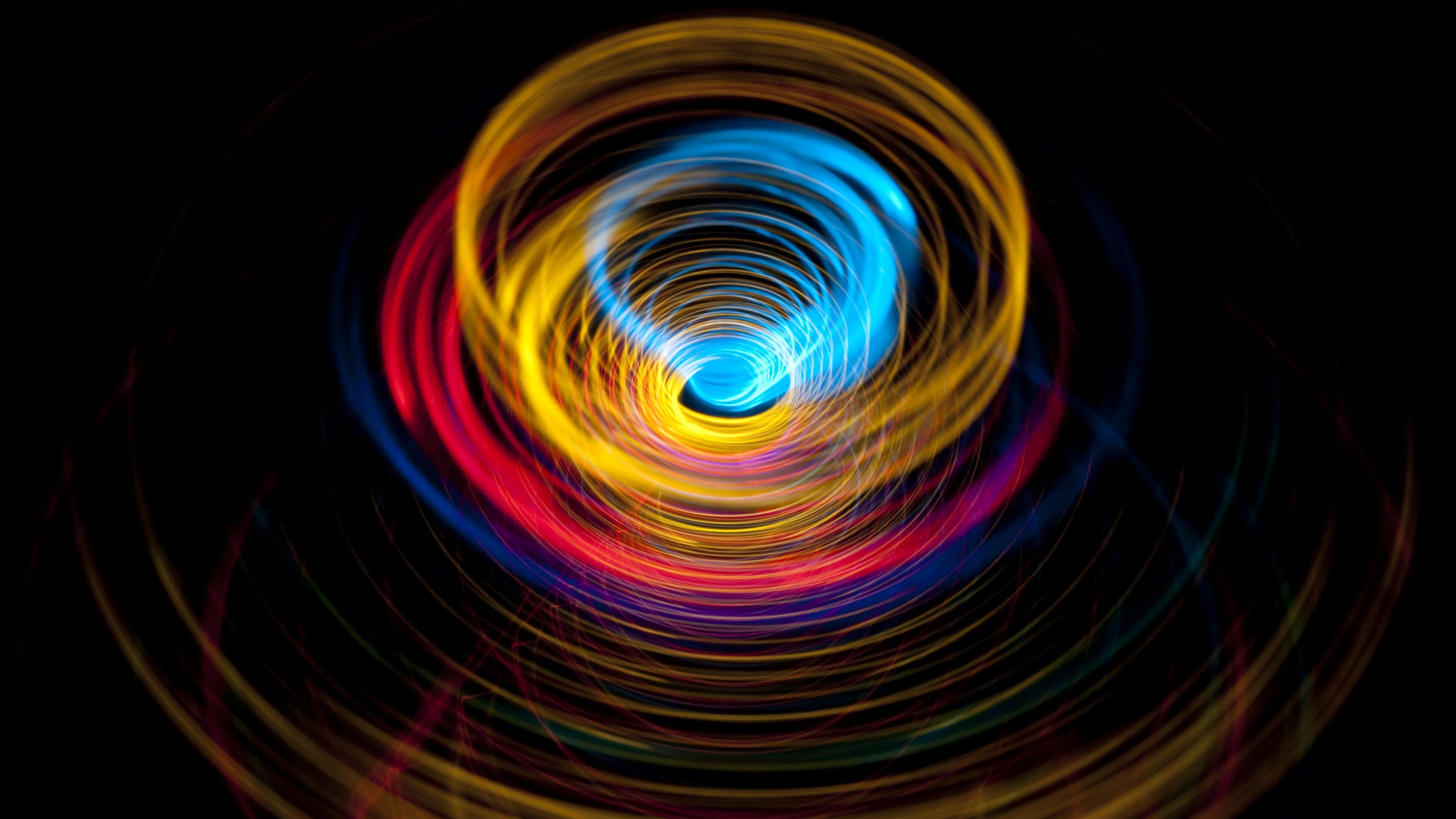 3840x2160 Wallpaper 4k Circles Motion Rotation Abstract Colorful 4k 4k Wallpaper, Abstract Wallpaper, Circle Wallpaper, Hd Wallpaper, Motion Wallpaper, Desktop