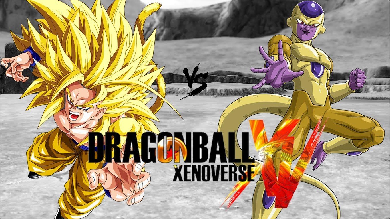 1370x770 DBXV: CAC Goku GT (SSJ2 to SSJ6) vs Golden Freiza, Desktop