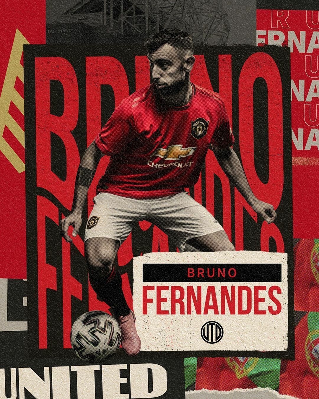 1080x1350 Bruno Fernandes Manchester Unitef 18. Manchester united, Phone