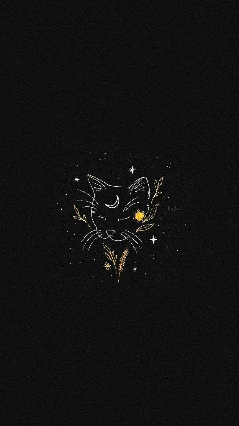 810x1440 lockscreens på. Cute black wallpaper, Witchy wallpaper, Black aesthetic wallpaper, Phone