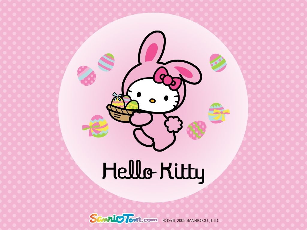 1030x770 Hello Kitty Easter Wallpaper. Hello Kitty Forever, Desktop