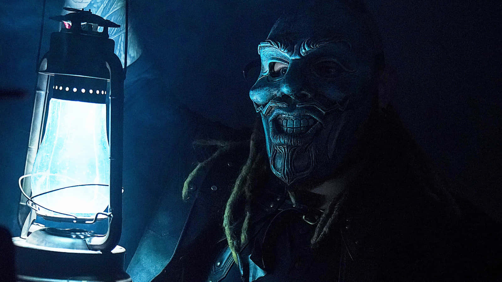 1600x900 Download Bray Wyatt Night Lamp Scary Face Wwe Wrestler Wallpaper, Desktop