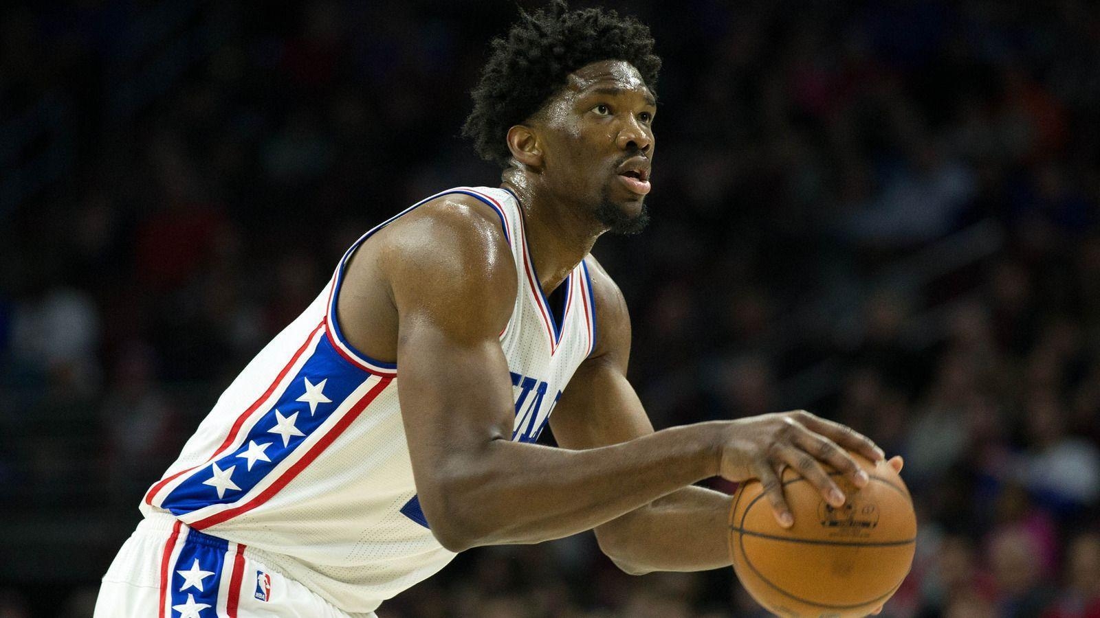 1600x900 Joel Embiid leaves 76ers' game with knee contusion. The Betting, Desktop