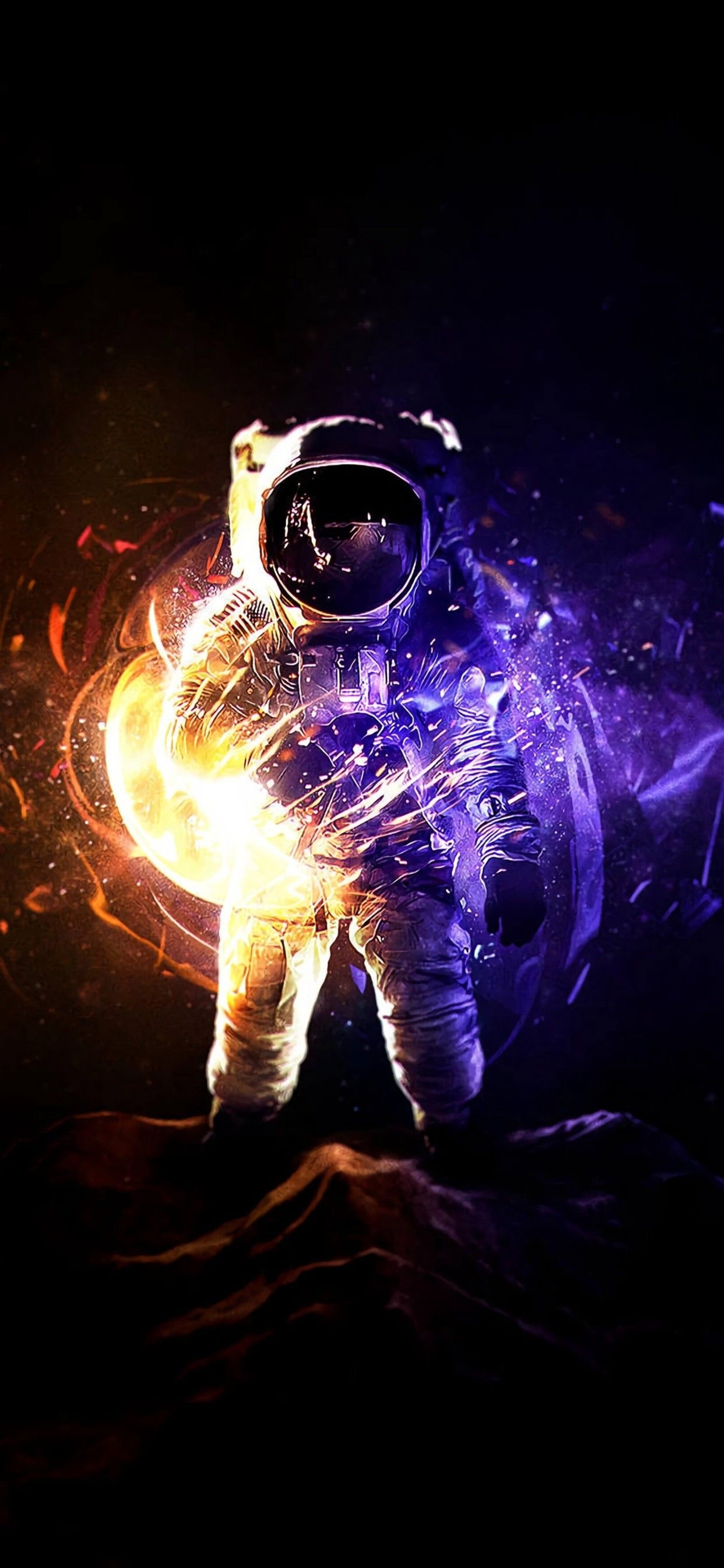 1250x2690 Cool Astronaut Wallpaper, Phone