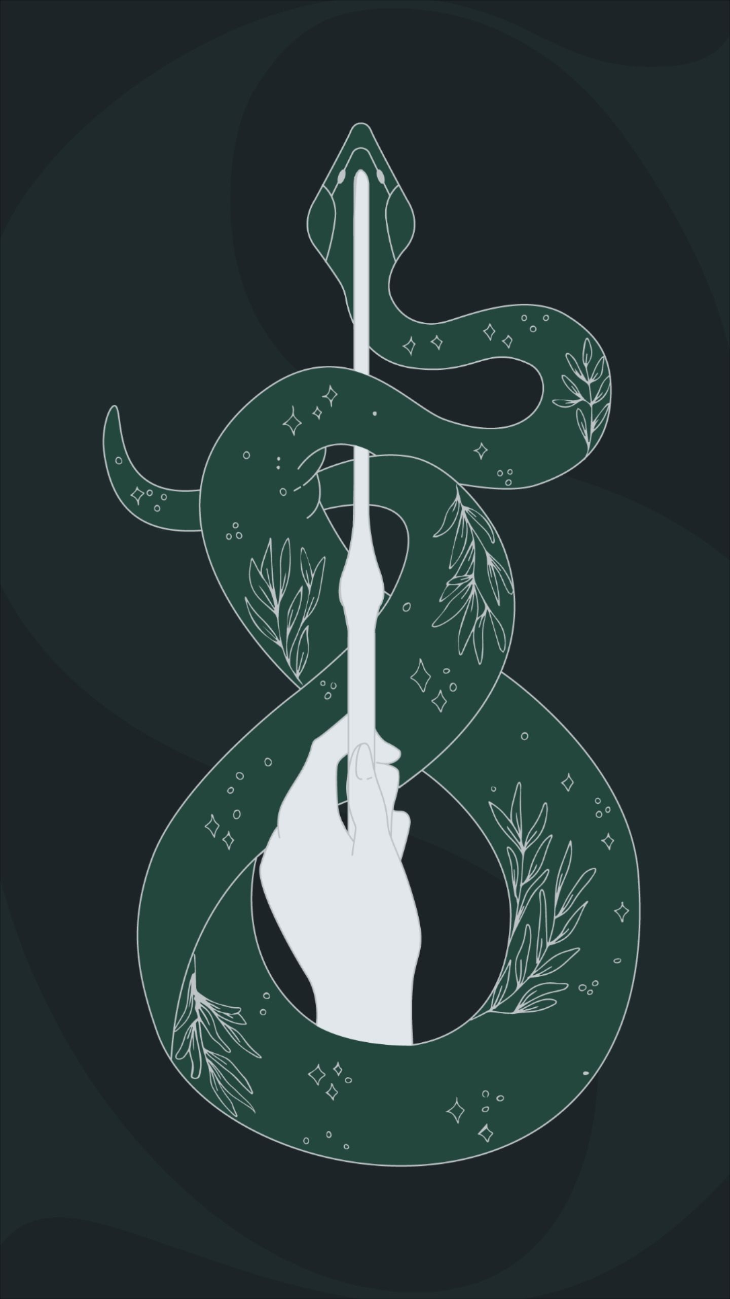 1440x2560 Slytherin Wallpaper. Harry potter wallpaper, Slytherin wallpaper, Harry potter tattoos, Phone