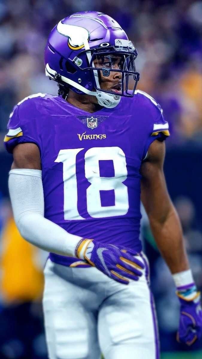 680x1200 Justin Jefferson Wallpaper Discover more American, Football, Justin Jefferson, Minnesota Vikings, N. Nfl football vikings, Minnesota vikings football, Nfl vikings, Phone