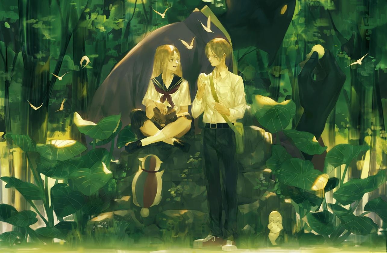 1290x850 Wallpaper, Natsume Yuujinchou, Takashi Natsume, Natsume Reiko, Desktop