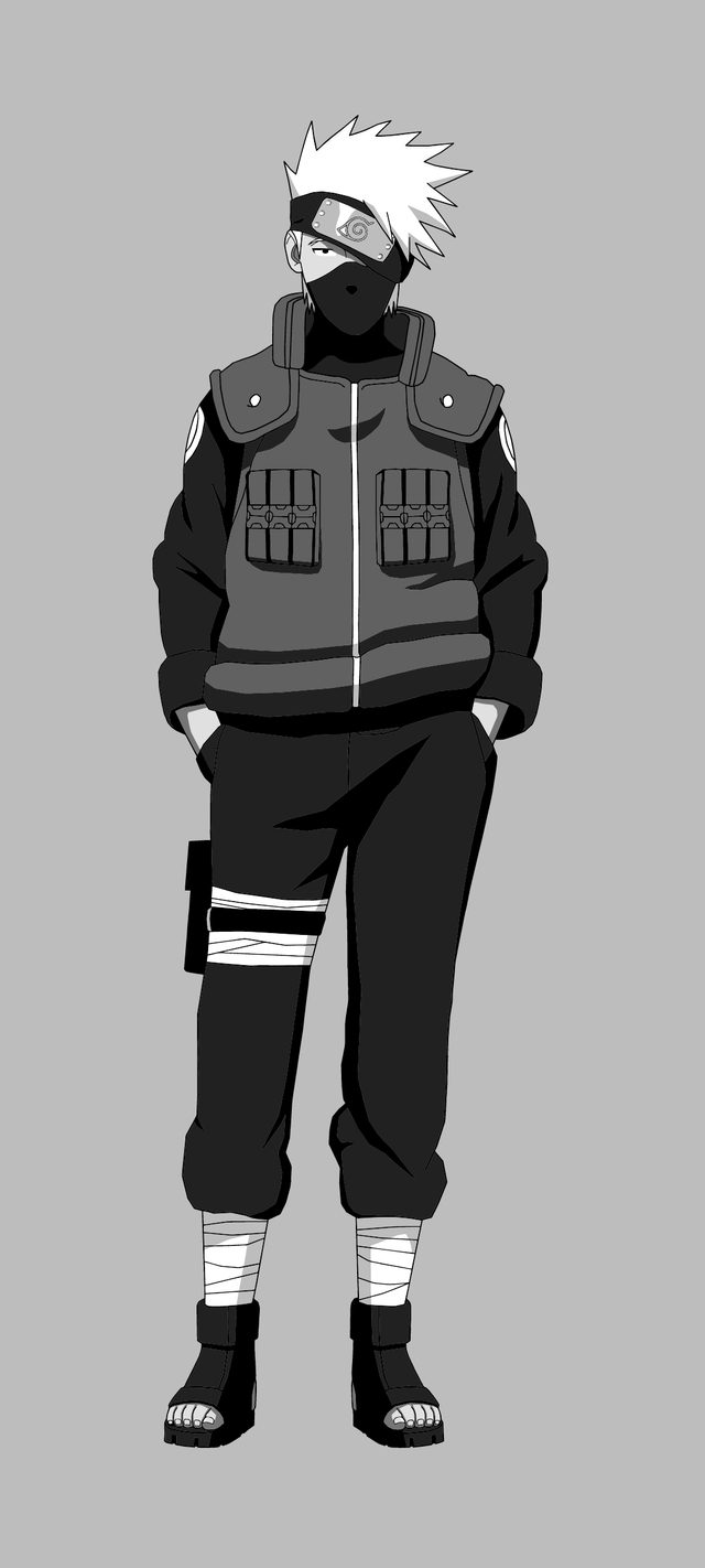 640x1430 A Kakashi wallpaper I made using the Colartive app, Phone