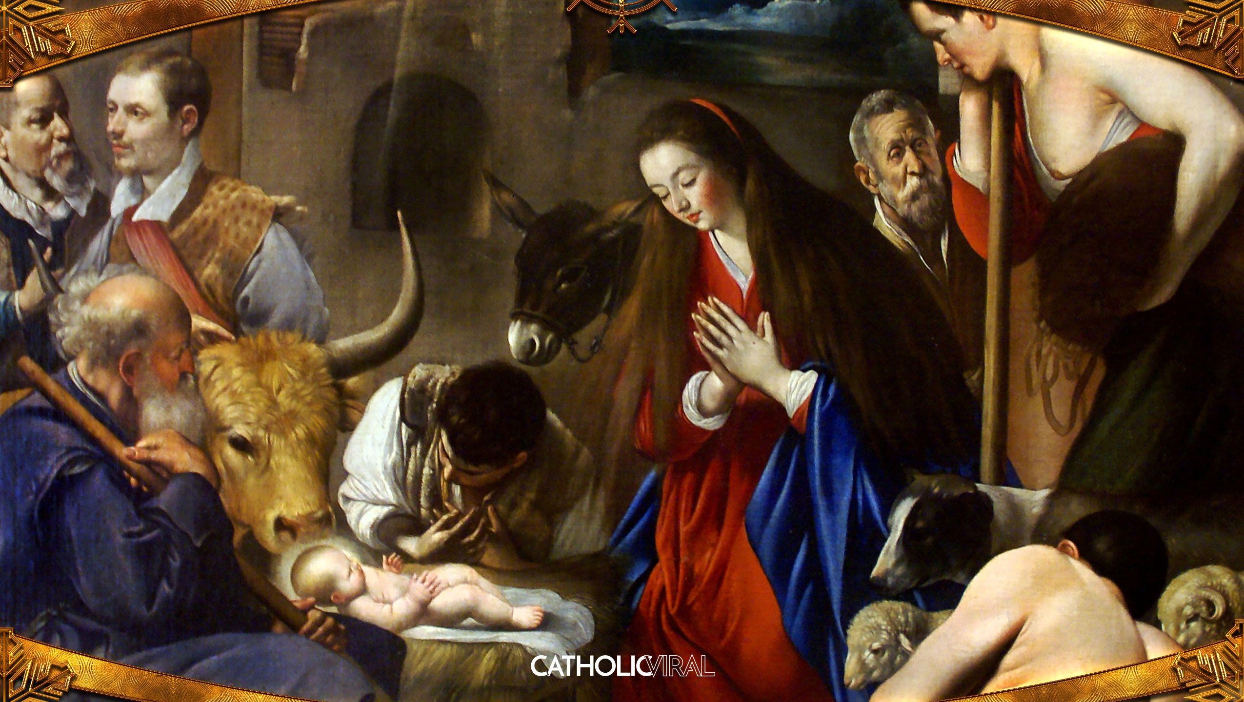 2550x1440 Gorgeous Classical Paintings of the Nativity- HD Christmas, Desktop