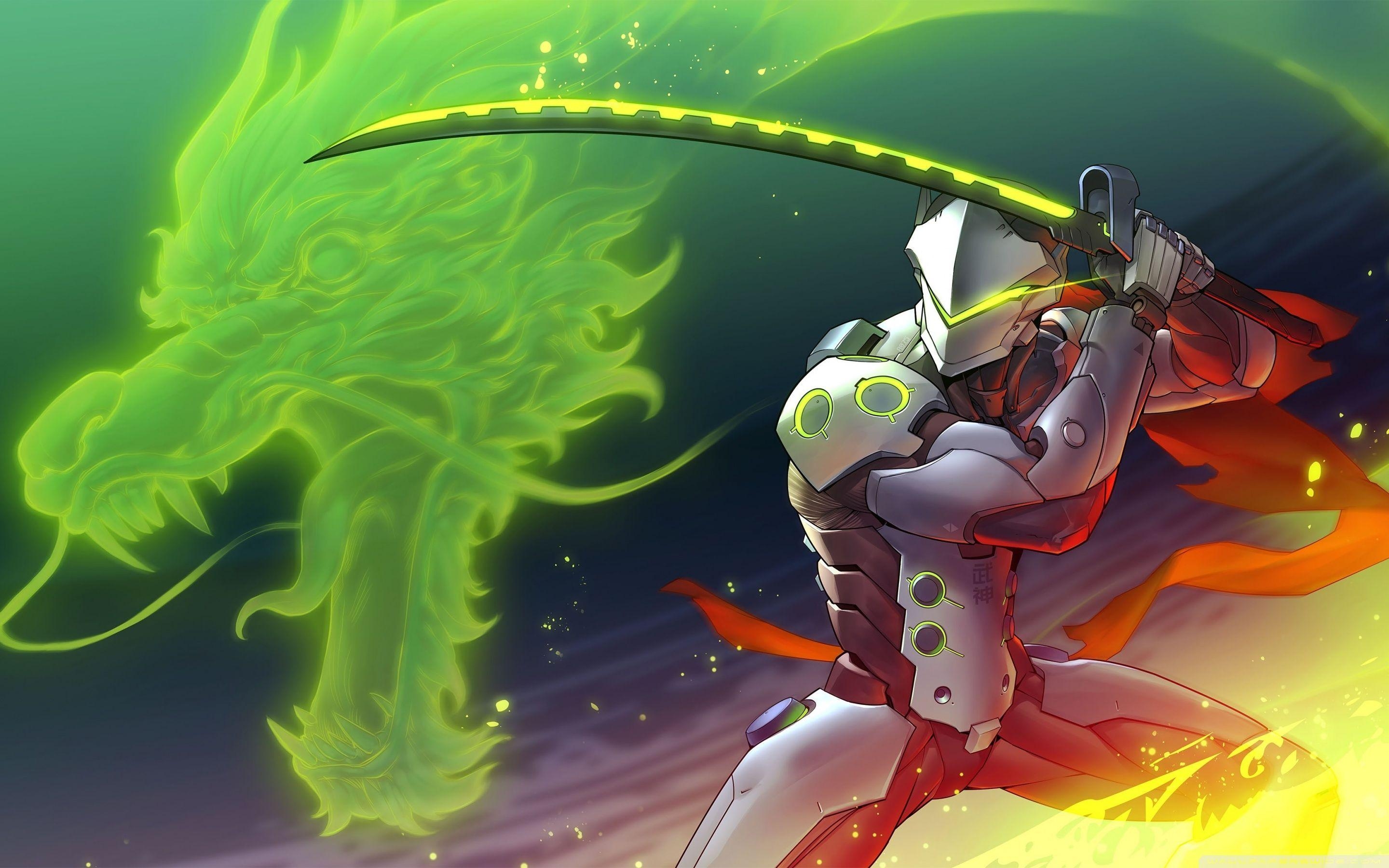 2880x1800 Overwatch Genji ❤ 4K HD Desktop Wallpaper for • Wide & Ultra, Desktop