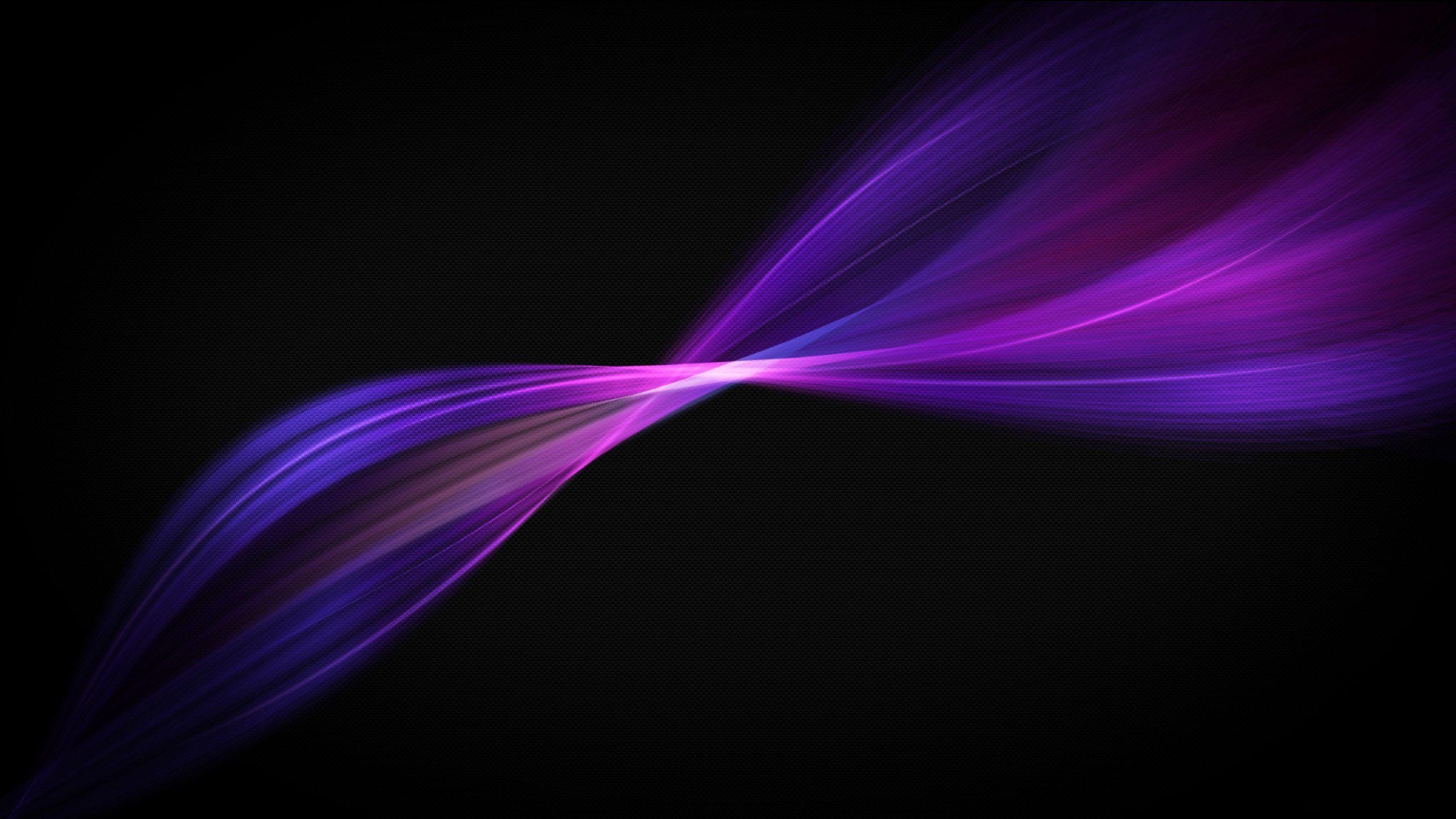 2560x1440 Wallpaper Abstract, Black, White Lines, Purple, Color, Graphics, Desktop