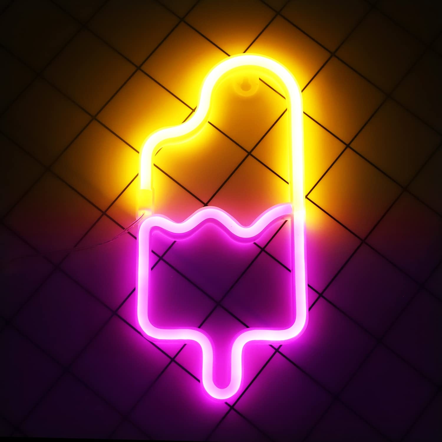 1500x1500 Ice Cream LED Neon Lights, Phone