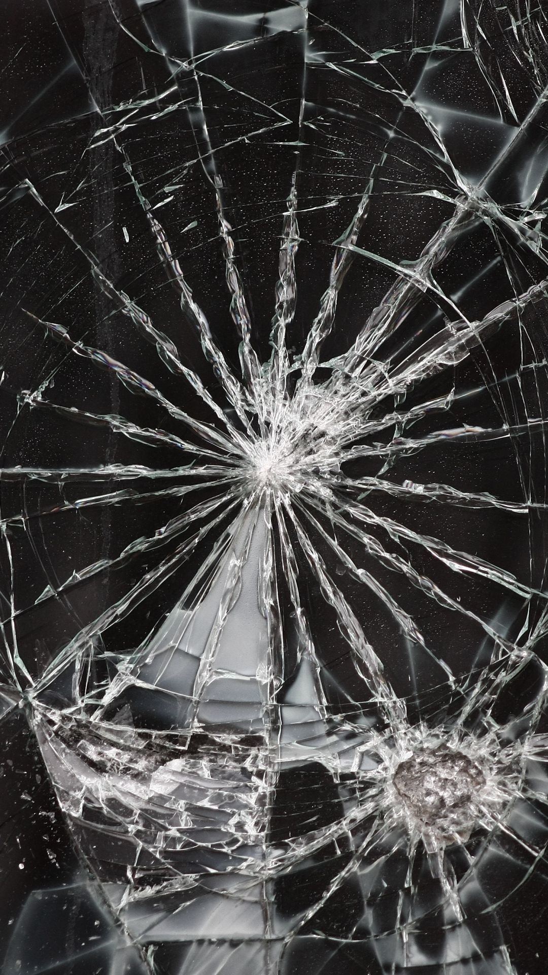 1080x1920 Realistic Cracked Screen Wallpaper Download. Broken screen, Phone