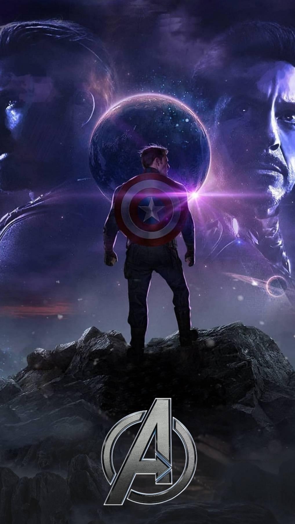 1020x1810 Avengers Endgame Captain America Titan Planet iPhone, Phone