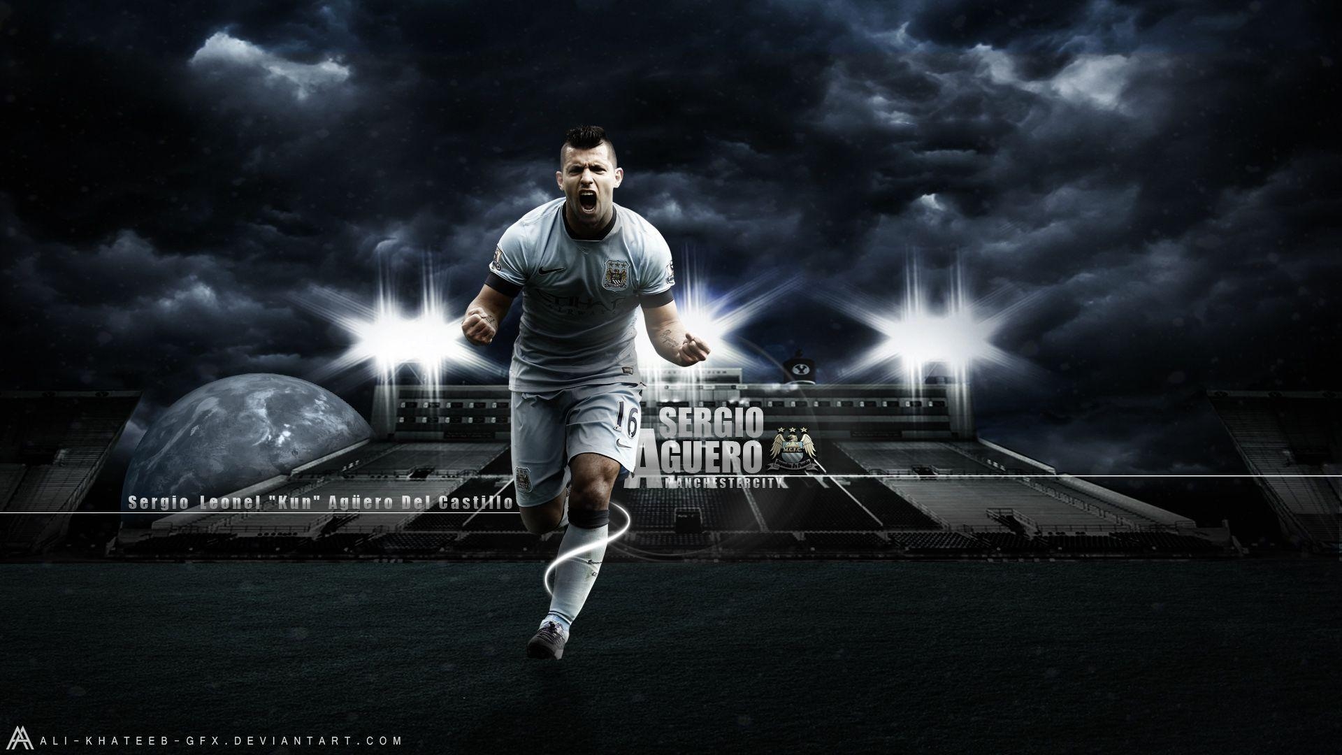 1920x1080 Sergio Aguero Manchester City. girl wallpaper, Desktop