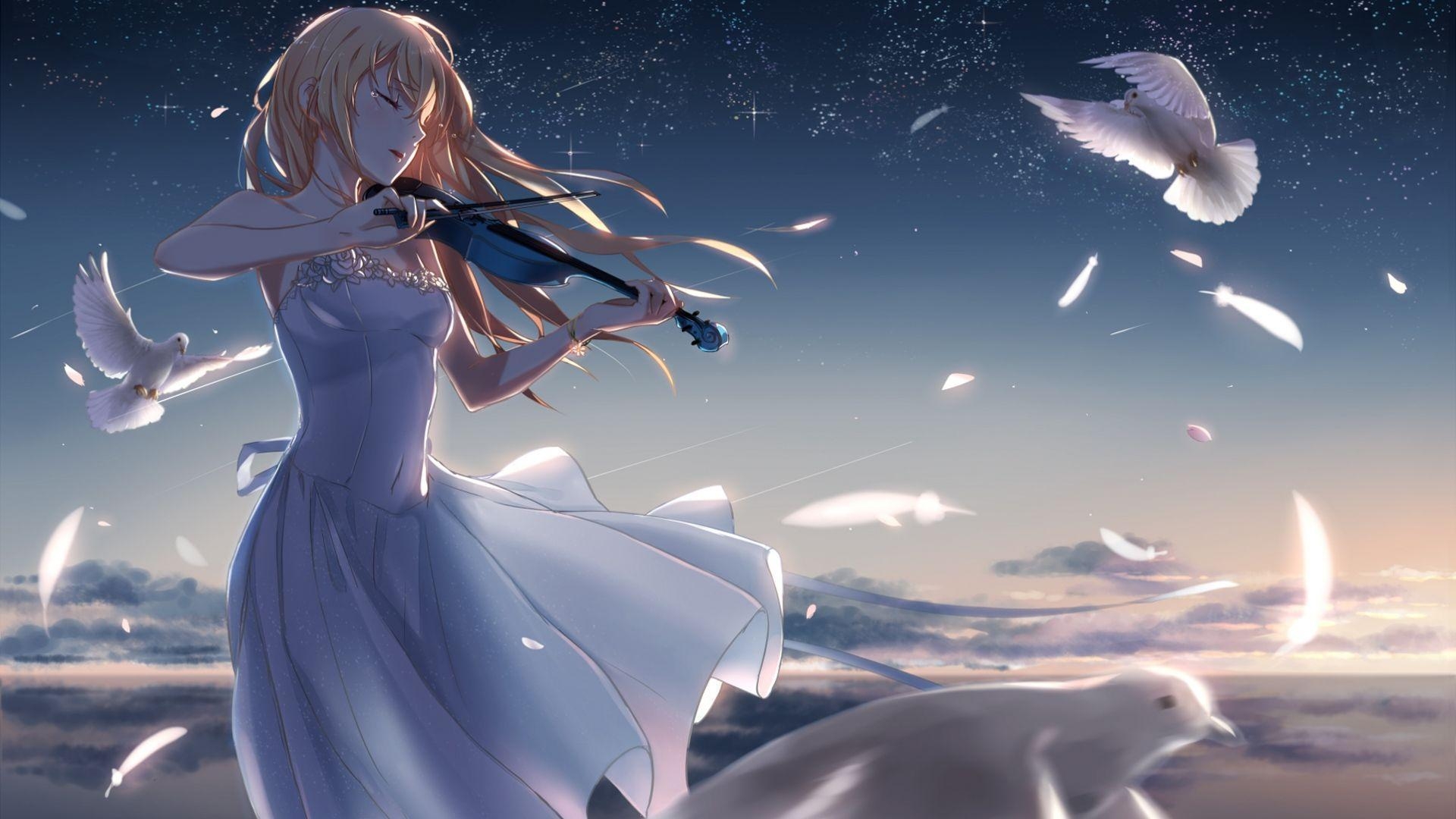 1920x1080 Download Wallpaper  Shigatsu wa kimi no uso, Kaori, Desktop