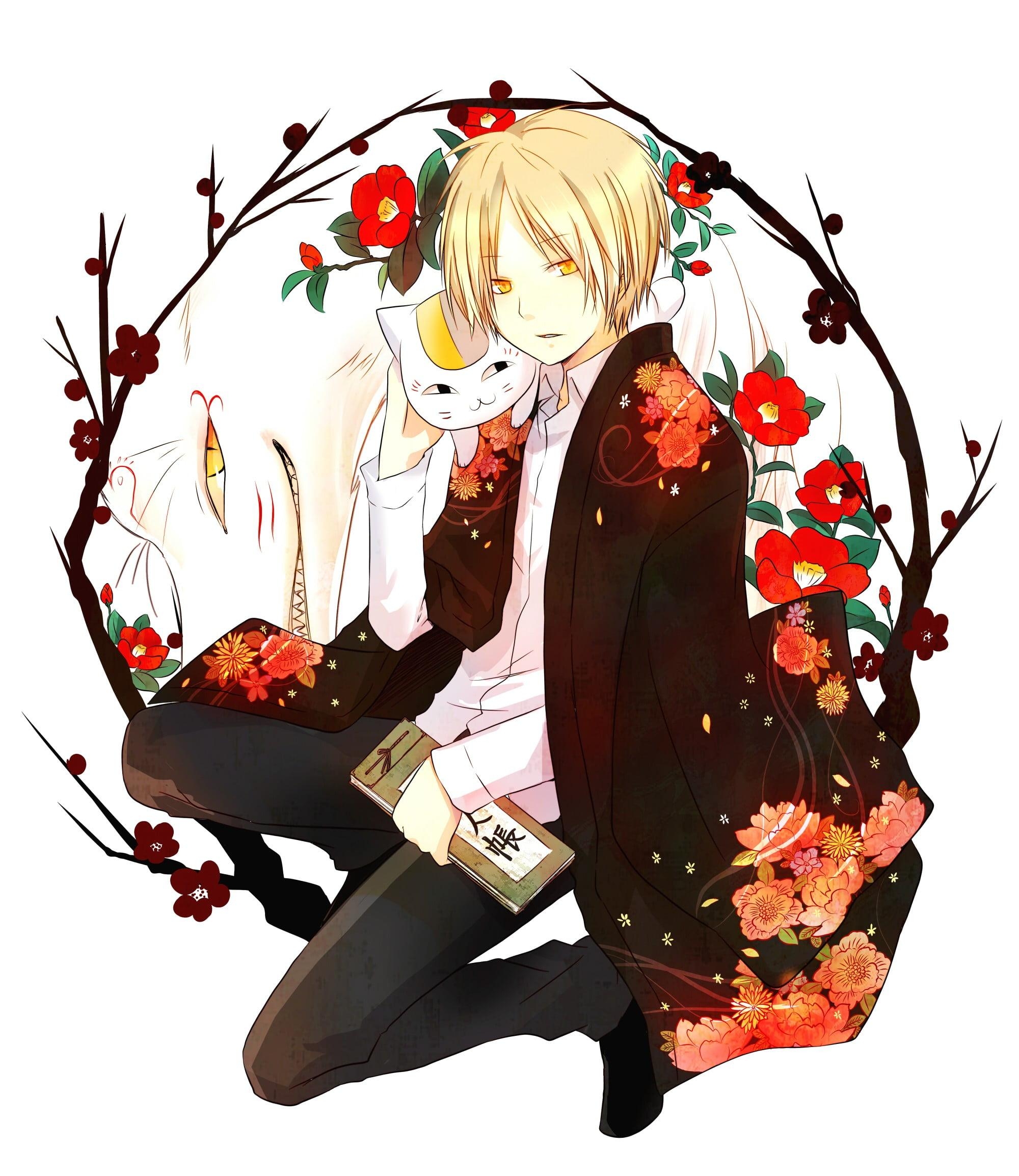 2000x2310 Yellow haired male anime character, Natsume Book of Friends, Natsume, Phone