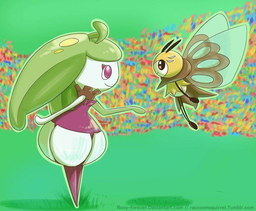 990x820 Steenee and Ribombee. pokemon. Pokemon sun, Moon, Desktop