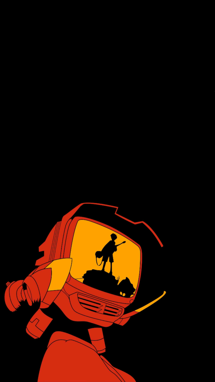 720x1280 Just finished FLCL and loved it, made a wallpaper after, Phone