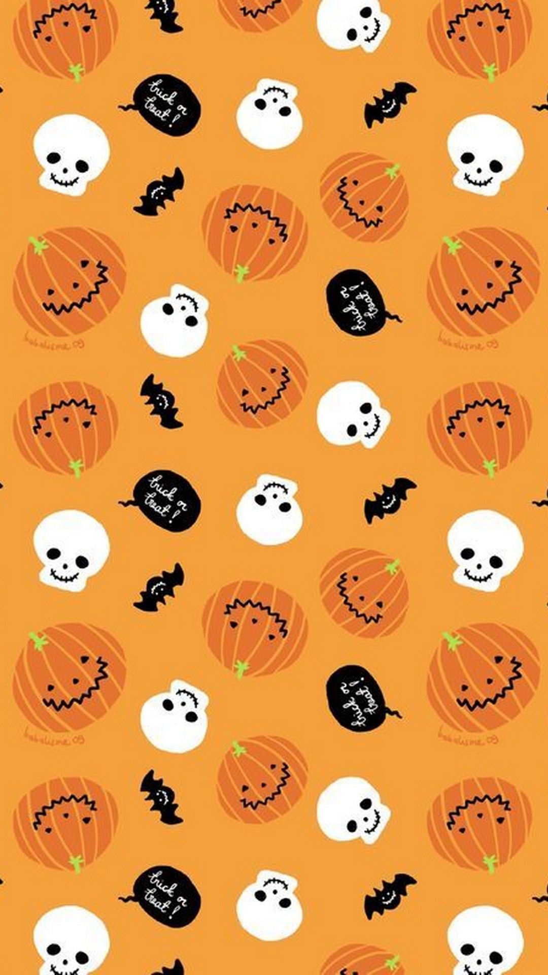 1080x1920 Cute Halloween iPhone X Wallpaper 3D iPhone Wallpaper, Phone