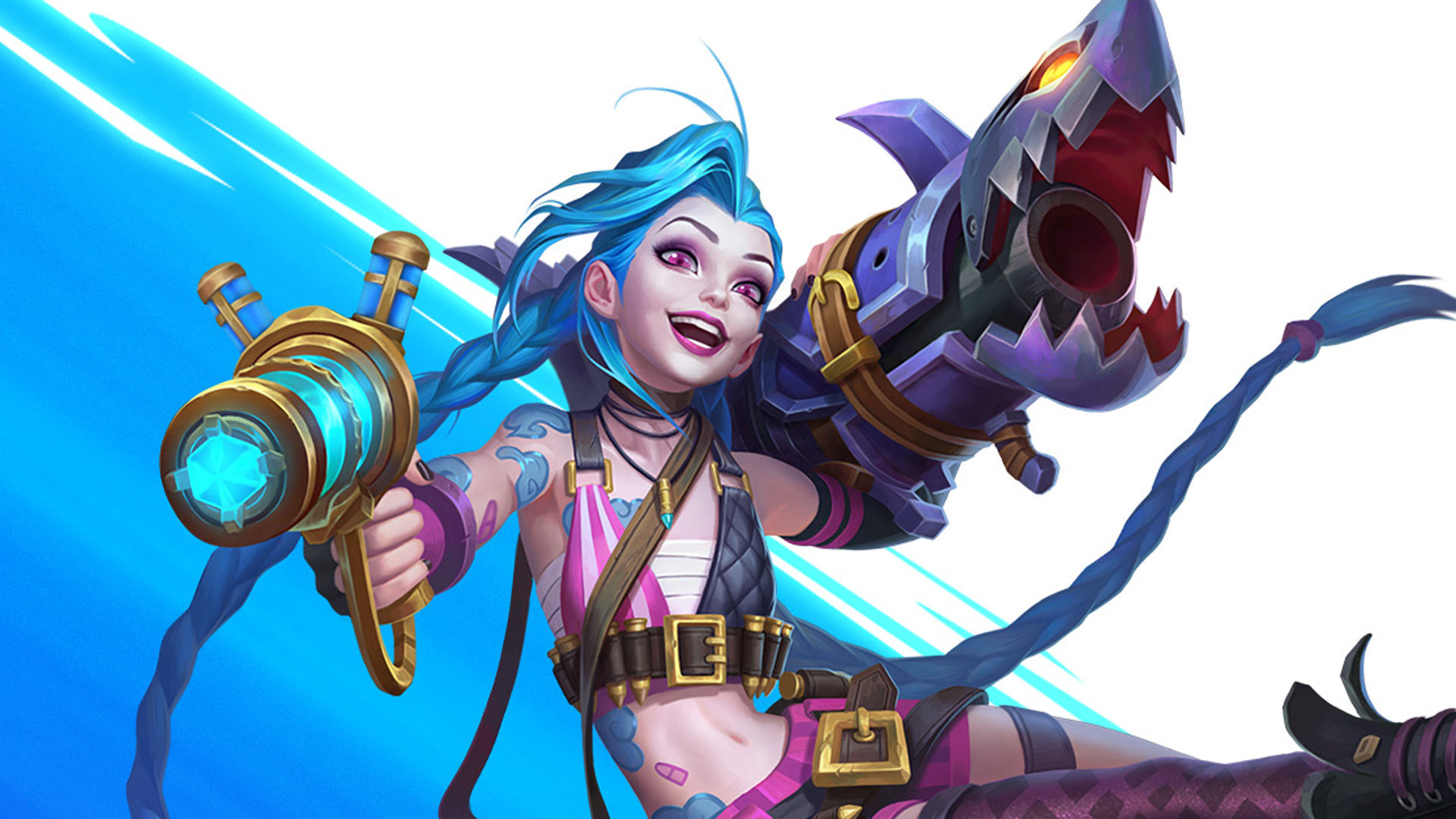 1920x1080 Fortnite x League of Legends crossover may bring Jinx to the island next week, Desktop