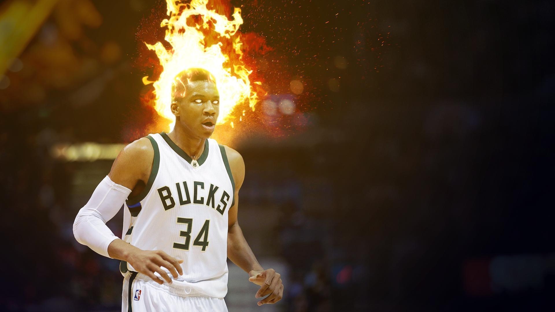 1920x1080 Giannis is on fire! [Wallpaper ], Desktop