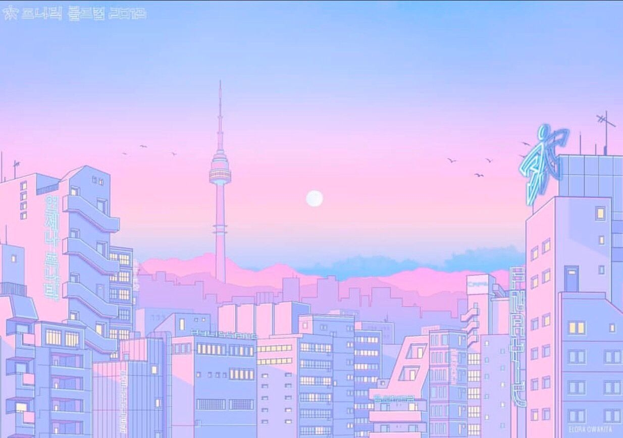 1240x870 Aesthetic Pink. Anime scenery wallpaper, Aesthetic desktop, Desktop