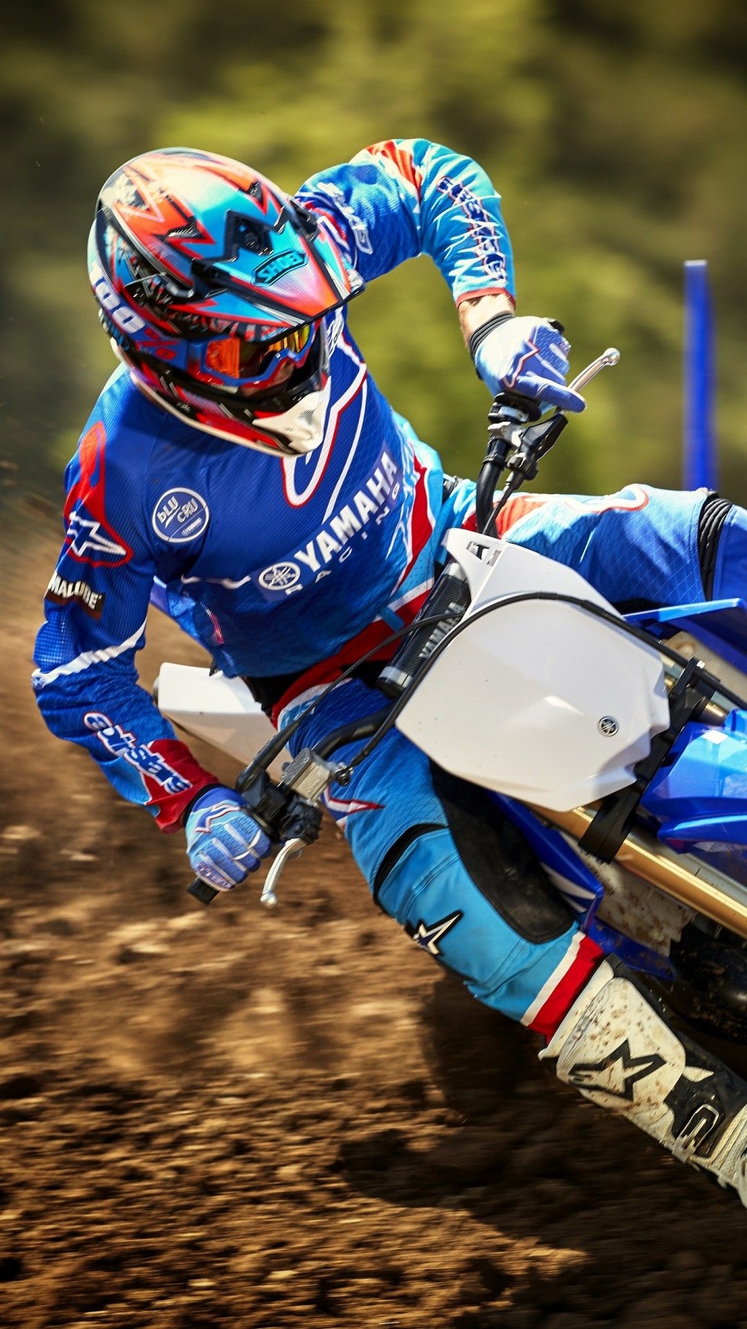 1080x1920 Yamaha YZ250 Motocross Motorcycle 4K Wallpaper, Phone