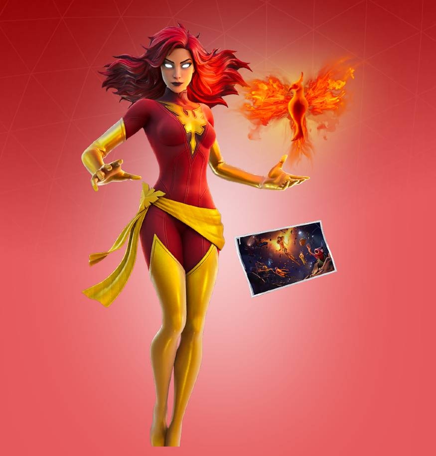 880x920 Dark Phoenix Fortnite wallpaper, Phone